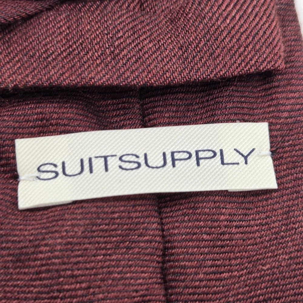 SUITSUPPLY Men's SEVENFOLD Wool/Silk Necktie 60